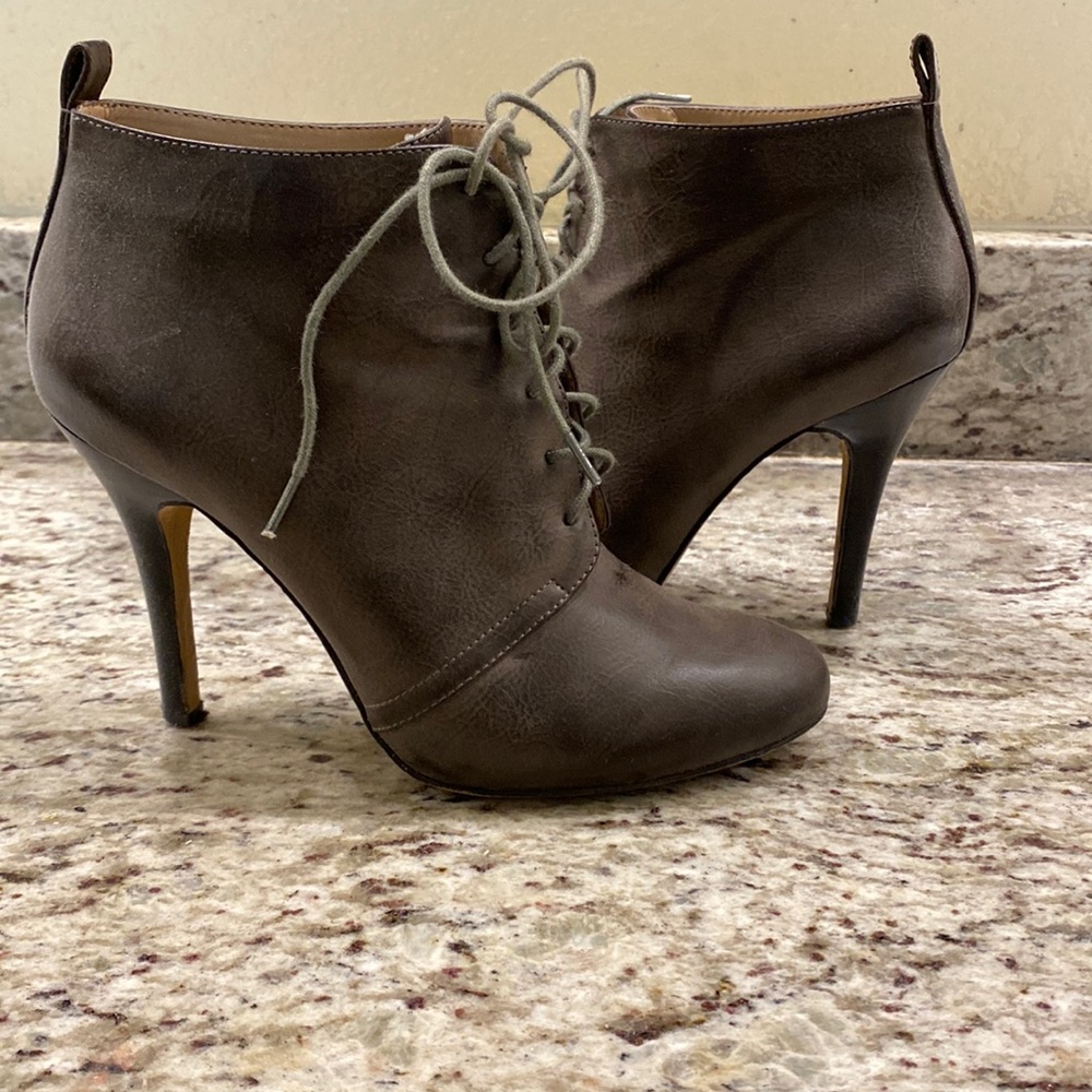 Lace-up ankle booties by SOLE SOCIETY.
